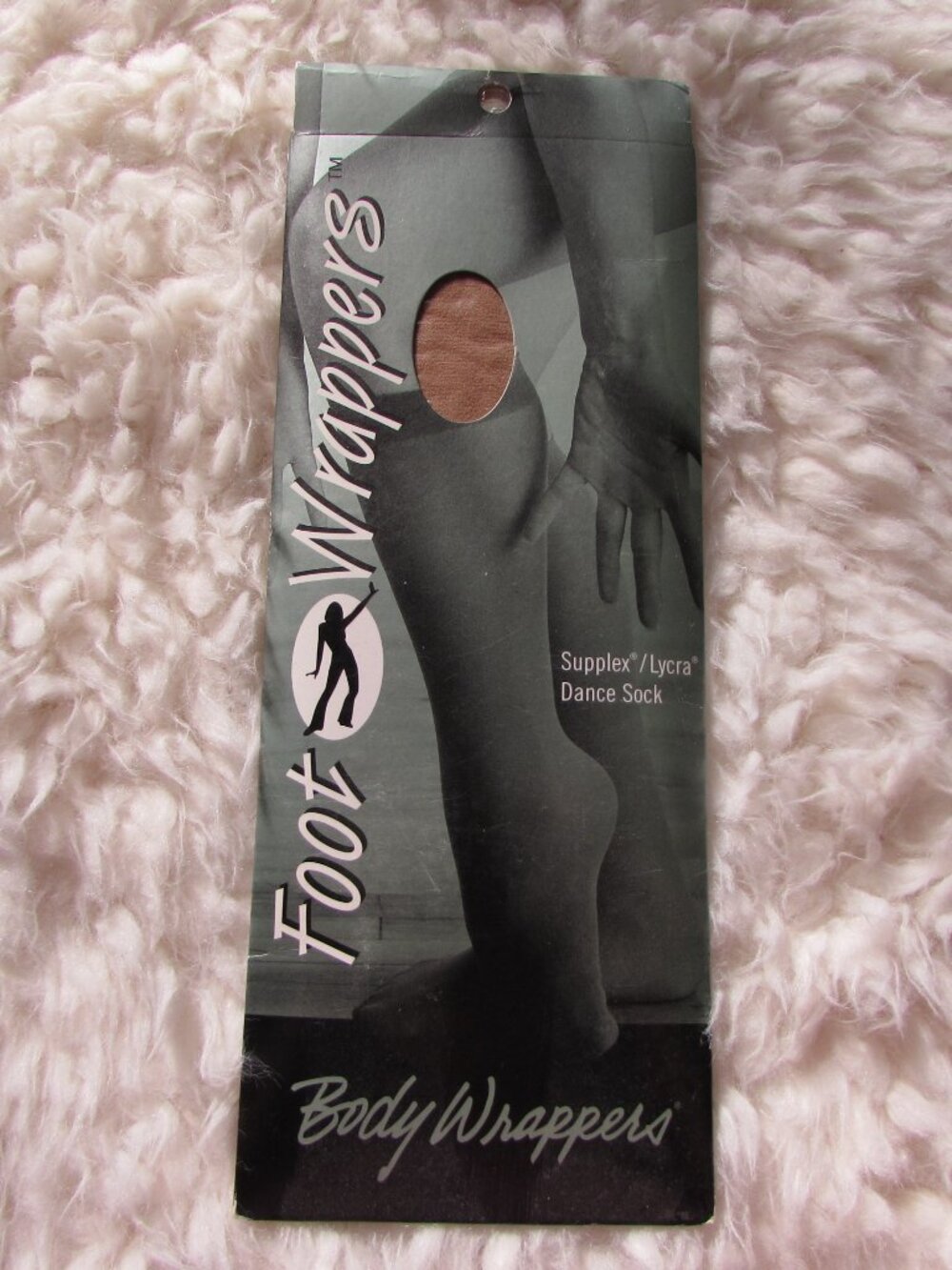 Foot Wrappers Style A70 Suntan Knee Tights Supplex Lycra Dance Socks One Size